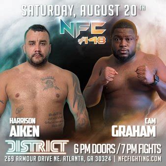 nfc 103 fight card|Joshua White vs. Brandon Arrington, NFC 103 .